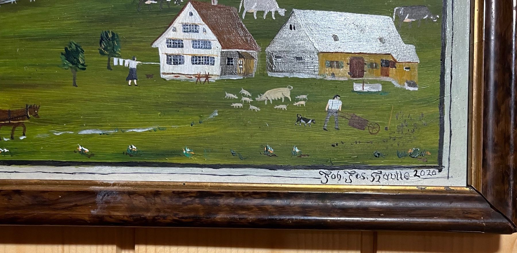 Gemälde: Original Hautle Bild Appenzell selten – Gebraucht aus Weissbad von 7733110 1