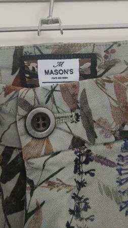 Pantalon fleuri Mason's T.38 - Élégant & Printanier !