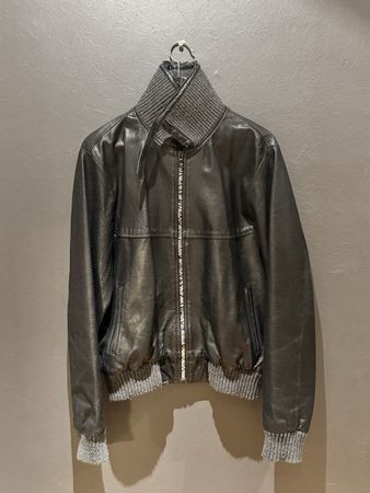 Rare Veste en Cuir DR Romanelli