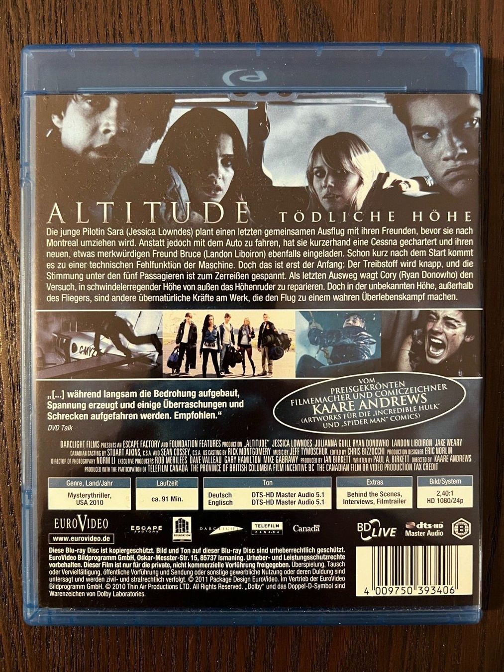Tous les DVDs: Altitude – D'occasion à Zürich par Blu-ray_ZH 1