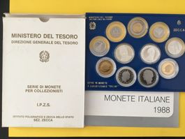 ITALIA ***Serie Proof DON BOSCO selten 1988****