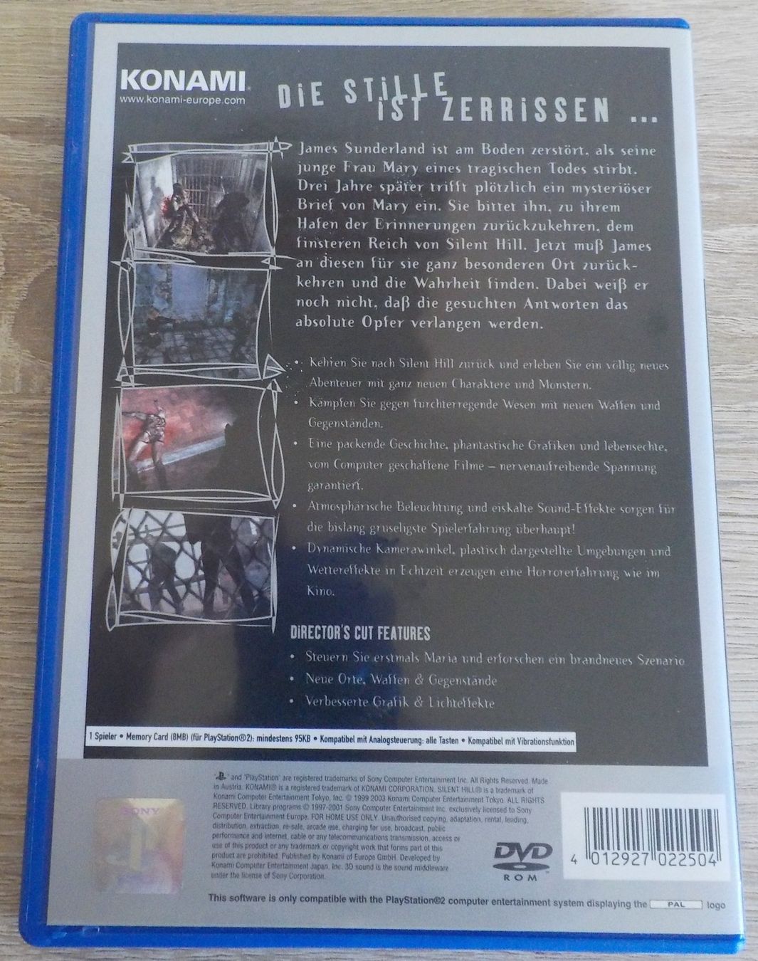 Sony Giochi: SILENT HILL 2 - DIRECTOR'S CUT.........Topzustand!!! – Usato da Reinach AG venduto da Masi 1