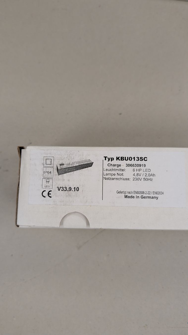 Lampadari & plafoniere: Notleuchte Typ KBU013SC Notbeleuchtung – Nuovo e nell'imballaggio originale da Volketswil venduto da mar_c5pv 4