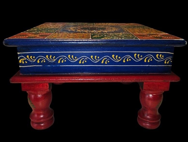 Tavoli: table basse indienne en bois – Usato da Vernier venduto da 19pigments 3