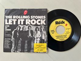 ROLLING STONES rare Let it rock Single 70's mit rarem Kleber