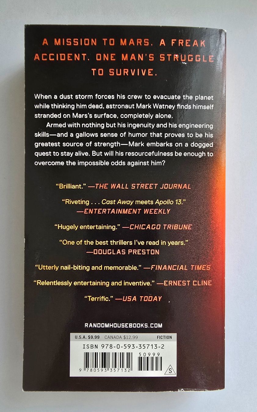 Bücher: The Martian, Andy Weir – Neu (gemäss Beschreibung) aus Zürich von pfo_tjp8 1