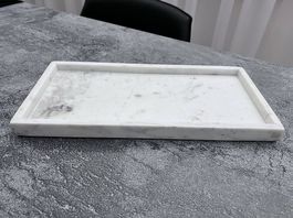 Bloomingville Marmor Tablett weiss NEU