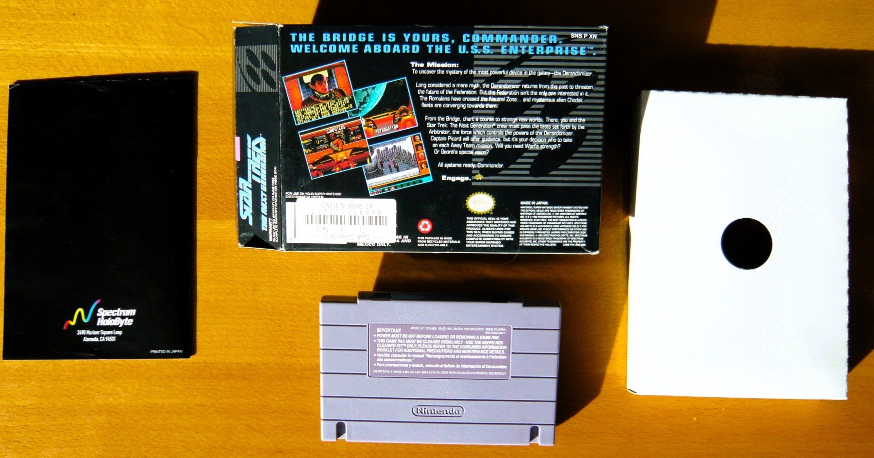 Nintendo Spiele: SNES: Star Trek the next Generation - CIB, Excellent état ! – Gebraucht aus Onex von Jaguar1986 2