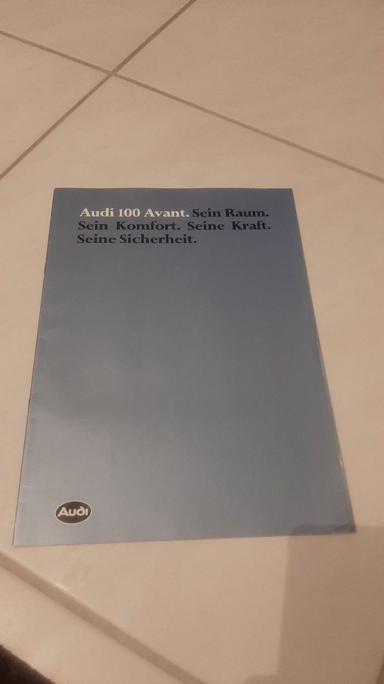 Audi Documenti: K..108) Audi 100 Avant Prospekt – Usato da Wil SG venduto da AmandaCreations