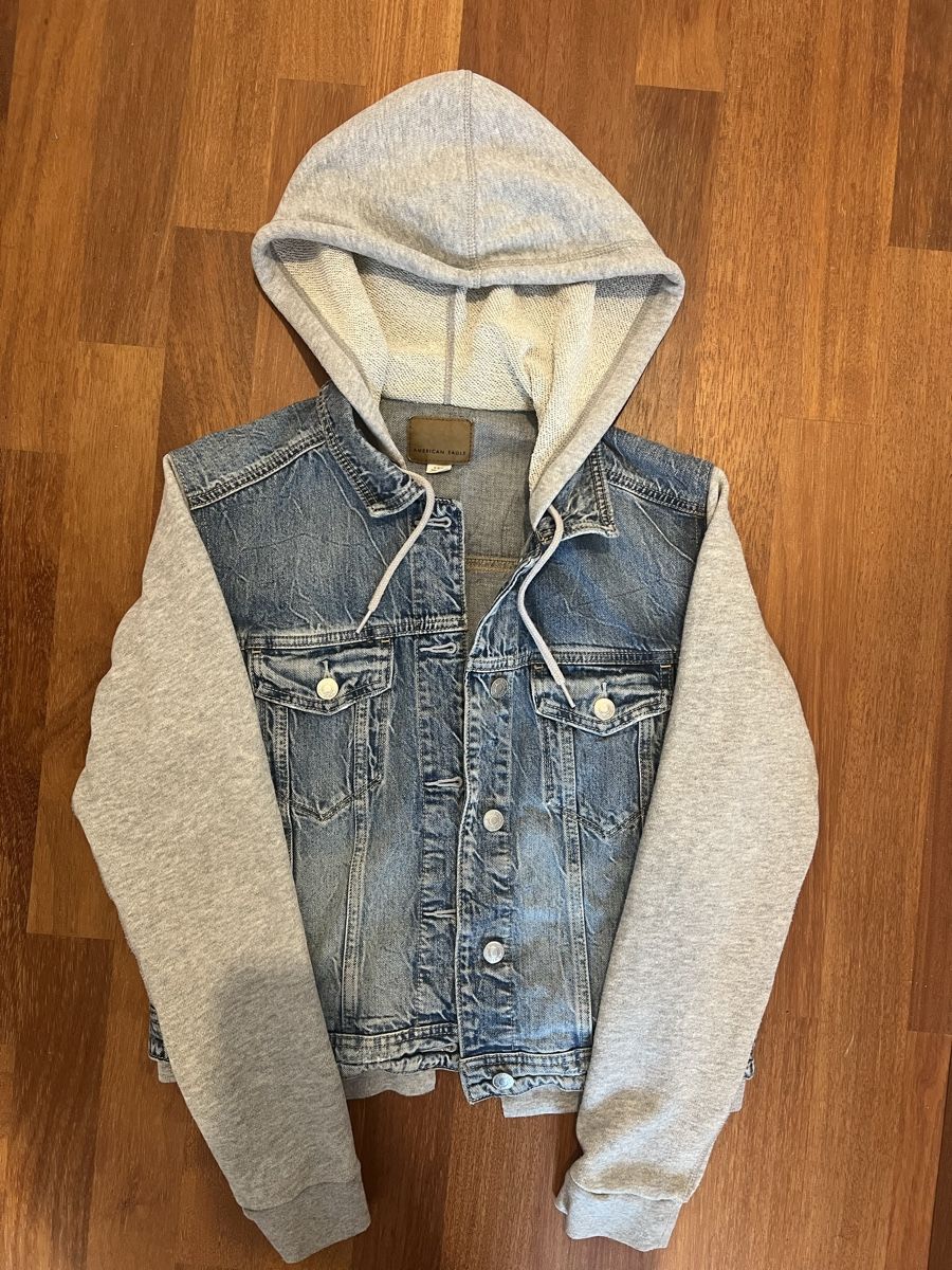 Vestes: american eagle jean/denim hooded jacket – D'occasion à Uster par mzu_pv8k