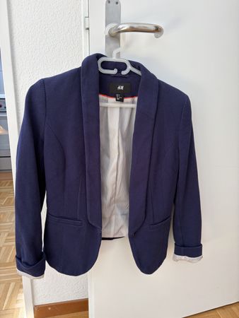 Damen Blazer H&M dunkelblau Grösse 36 