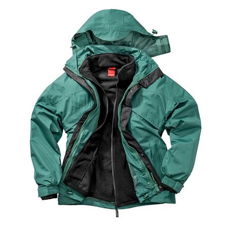 Herren 3-in-1 Zip & Clip Jacke, Result, Gr.M