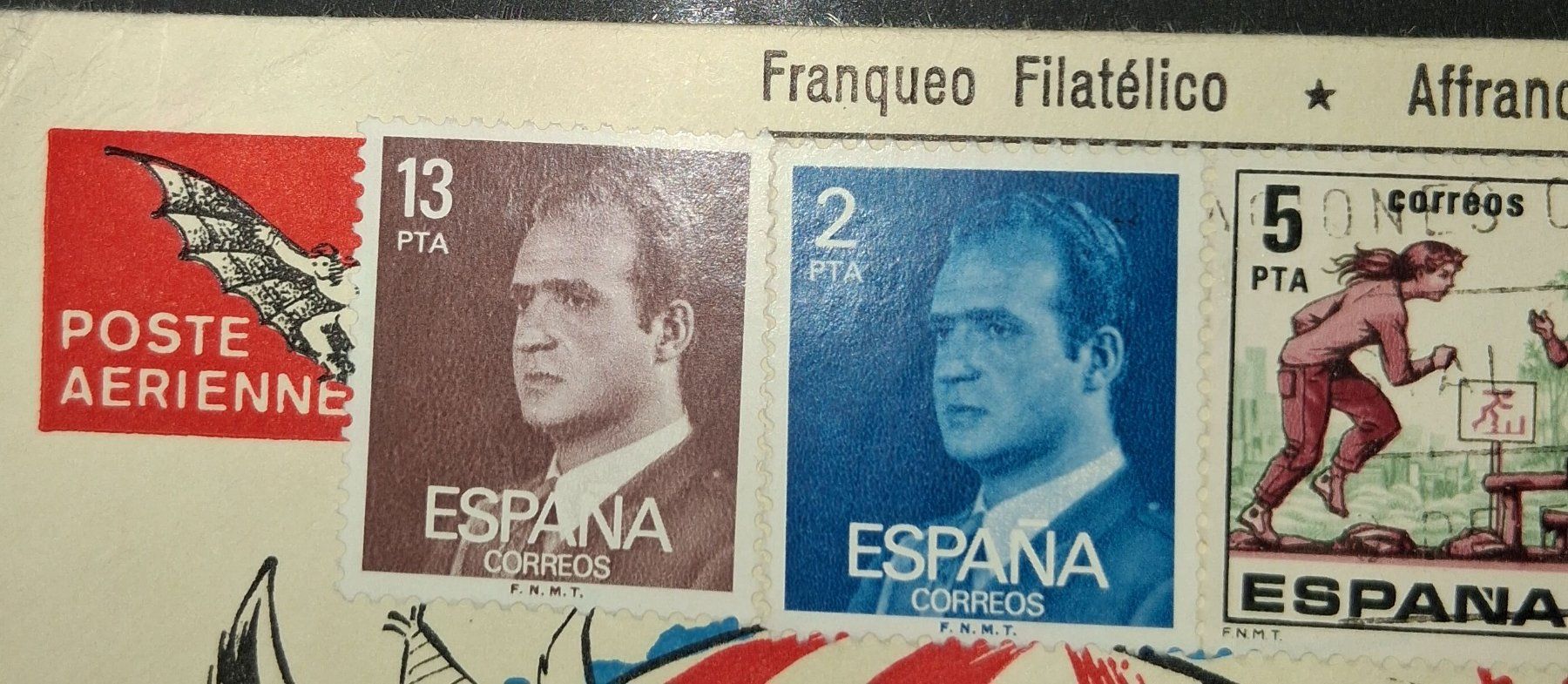 Tutti i francobolli: Briefumschlag Mallorca / Spanien-Balgach, 1982 – Usato da Stalden (Sarnen) venduto da Salina_23 1