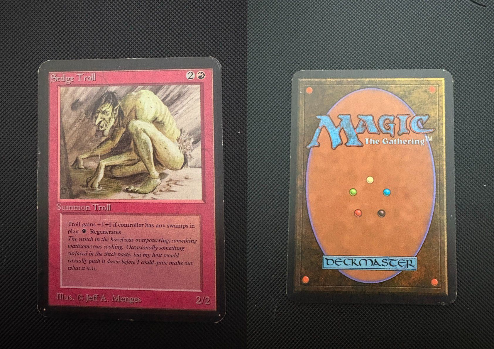 Magic The Gathering Carte collezionabili: MTG: Sedge Troll Alpha Edition – Usato da Muri b. Bern venduto da norton_BE