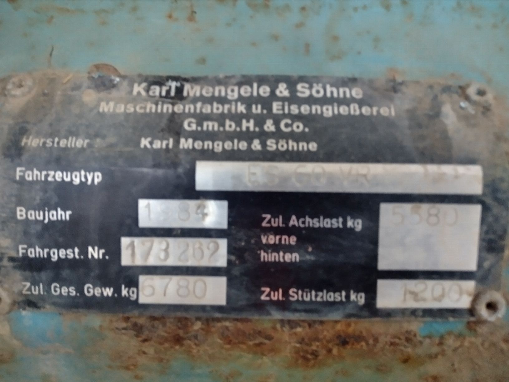 Mengele Remorques: remorque Mengele  – D'occasion à Corcelles-le-Jorat par laurentpo2007