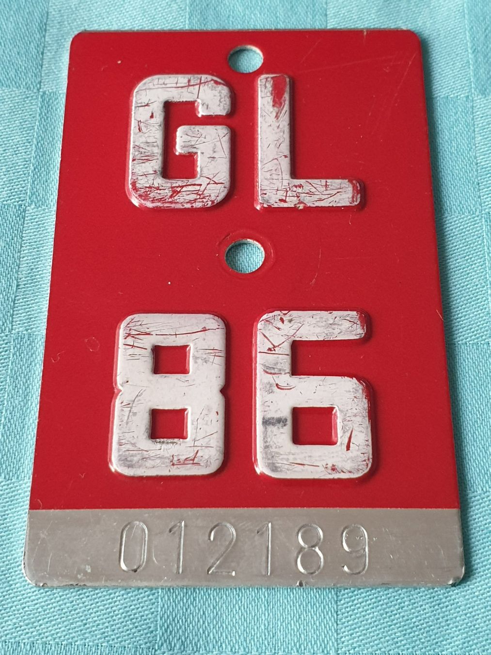 Ecriteaux: Velonummer GL 86 – D'occasion à Mörschwil par spirspi