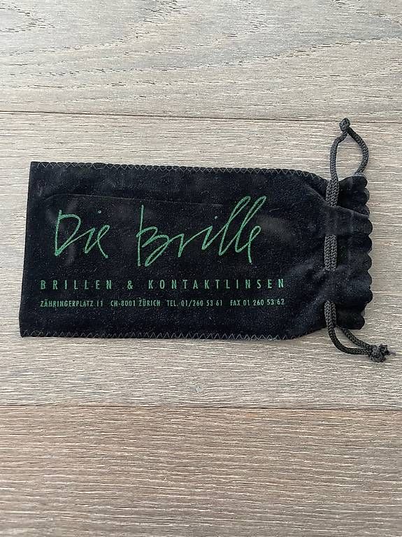 Lunettes & Verres: Brillenhülle/-Säcklein "Die Brille" schwarz – D'occasion à Hünenberg par Betsch1