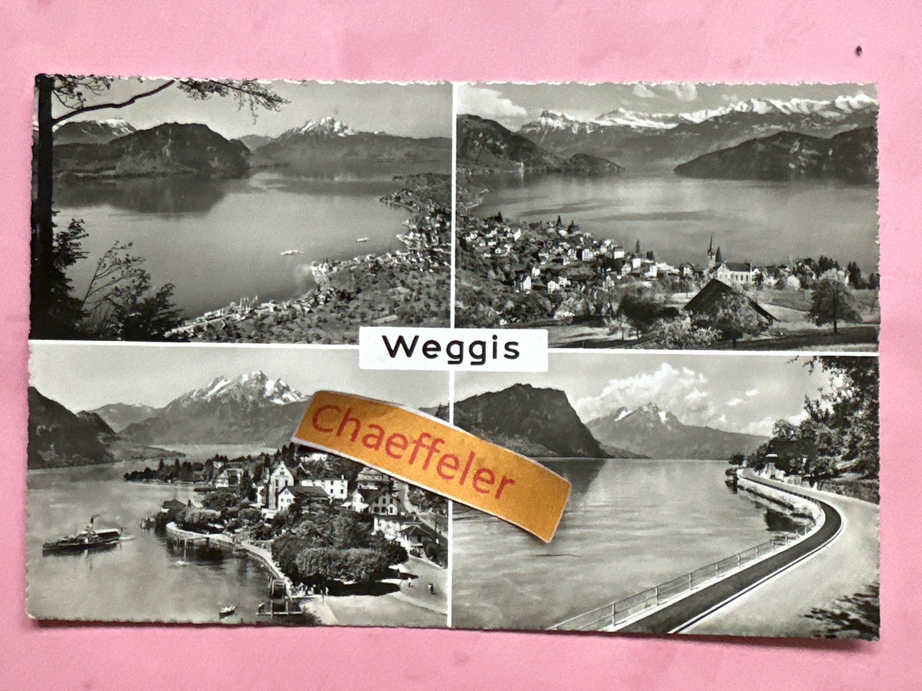 Ansichtskarten: 1954 Weggis – Gebraucht aus Zürich von Chaeffeler
