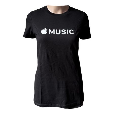 Basic T-Shirt „Apple Musik“ Print 🖤