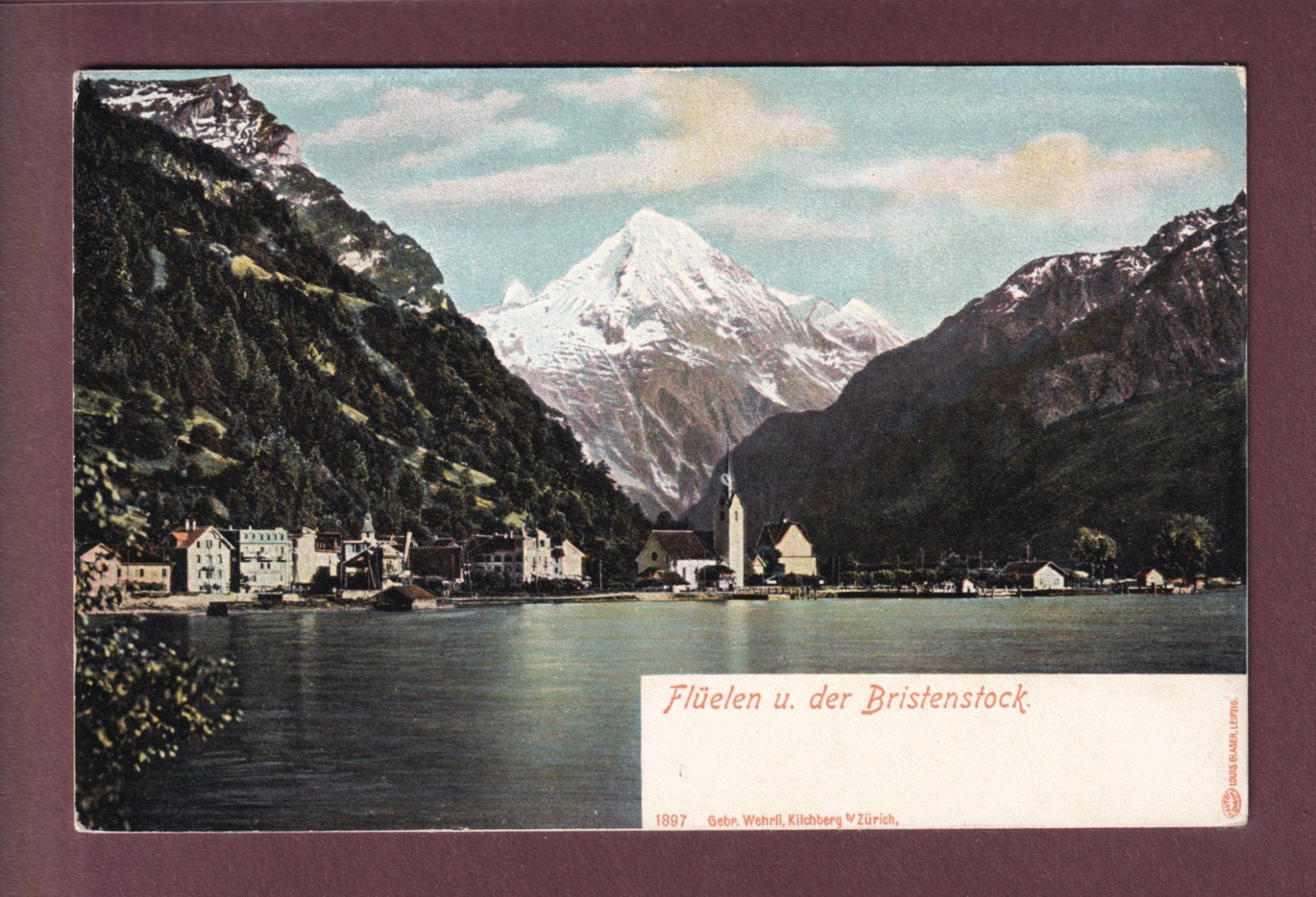 Cartes postales: FLÜELEN - Bristenstock – D'occasion à Pully par nicecards