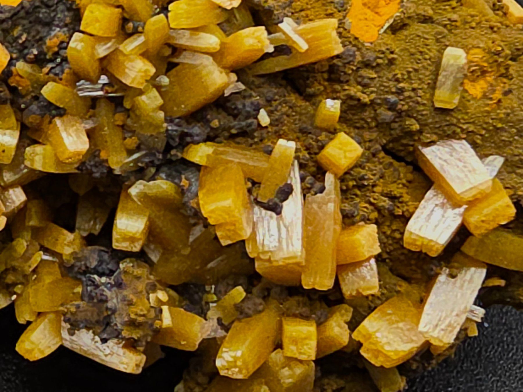 Minerali & Pietre curative: Wulfenite on Mottramite Ojuela Mine, Mapimí, Durango, Mexico – Usato da Figino venduto da minshop 5