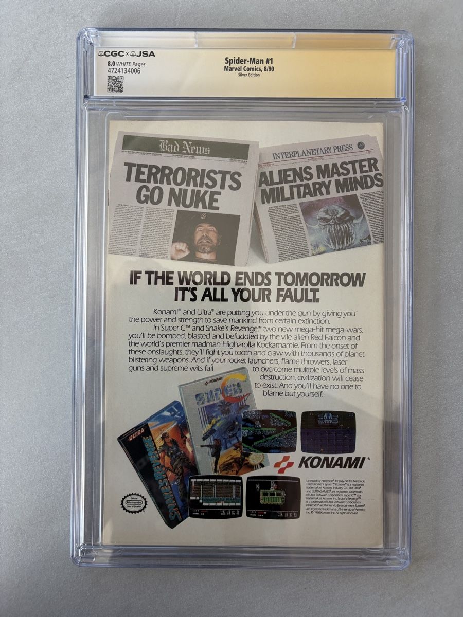 BD: Spider-Man #1 Silver CGC Stan Lee Signed – Neuf (Voir description) à Moudon par AndreSR89 4