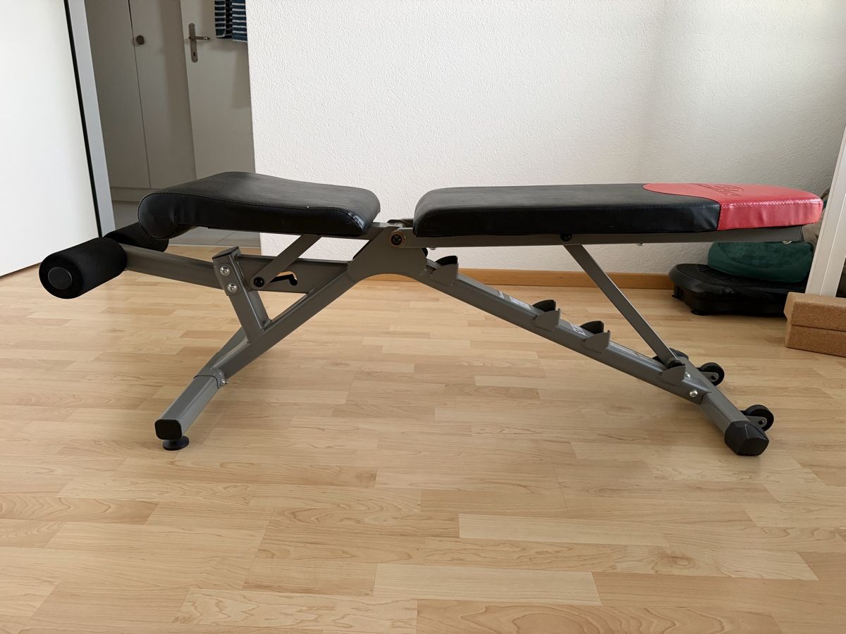 Hometrainer: Hantelbank Bowflex verstellbar – Gebraucht aus Mellingen von hobbyseller1979