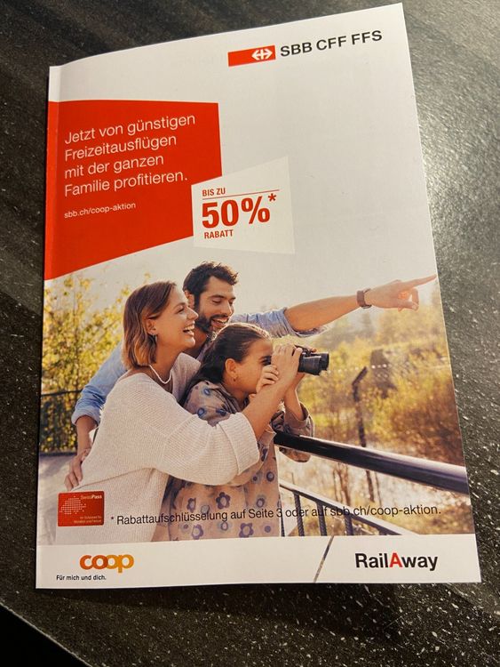 Gutscheine SBB Railaway Freizeitausflüge | Kaufen auf Ricardo