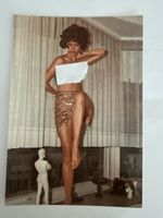 Ansichtskarte Vintage Motiv Frau Goldrock guter Zustand