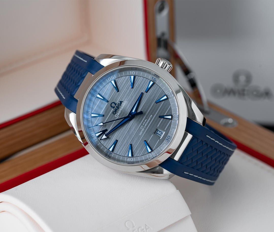 Omega Uhren: Omega Seamaster Aqua Terra 41mm - Grey Blue – Neu (gemäss Beschreibung) aus Chambésy von JarJarZGC 1