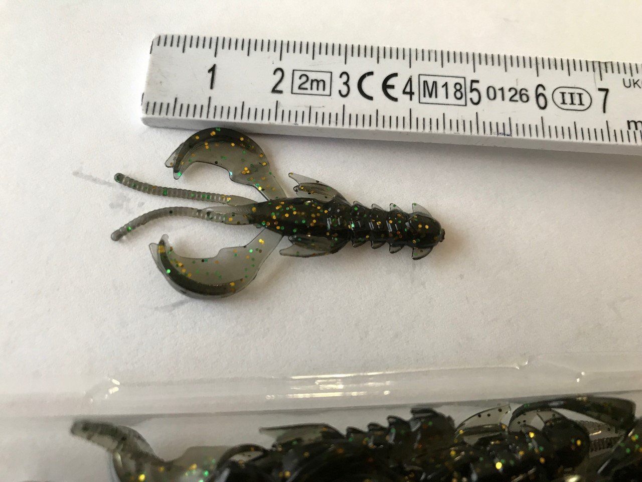 Esche: Gummiköder 4.5cm lang, 20 Stk. Krebs – Nuovo e nell'imballaggio originale da Selzach venduto da Neptun 2