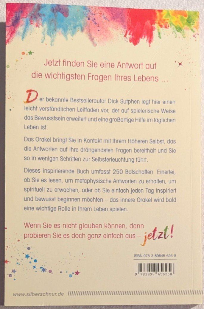 Libri: Das Orakel in Dir - Dick Sutphen – Nuovo (secondo la descrizione) da Wängi venduto da ABIZONE-86 1