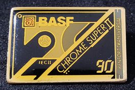 CC872 - Pin Musikkasette BASF Chrome Super II 90 Minuten