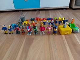 Paw Patrol Figuren und Feuerwehrmann Sam 