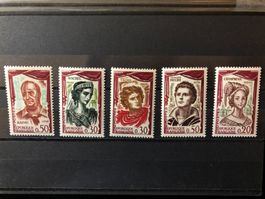 Série complète Comédiens 1961 Neufs**