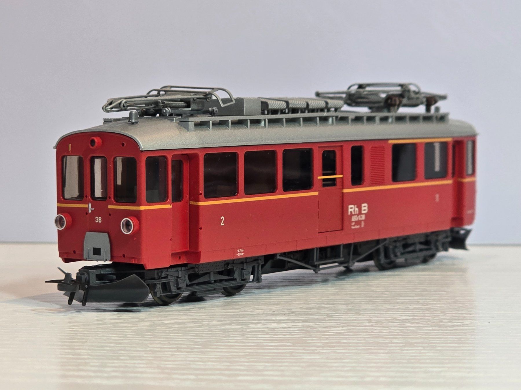 Bemo Modellini di ferrovie: Bemo 1268138, RhB, ABDe 4/4, 38, Berninatriebwagen, Digital – Nuovo e nell'imballaggio originale da Kloten venduto da Nicola2 7
