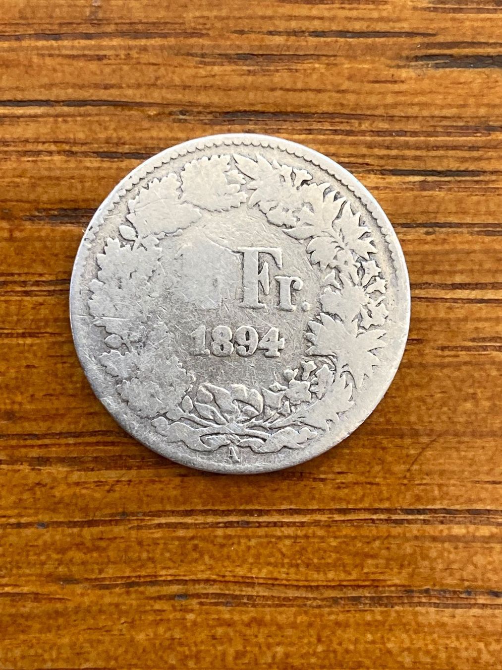 Tutti le monete: ab 1.00.- Fr.  /   1/2  Franken  "1894" – Usato da Lovens venduto da Traktor69