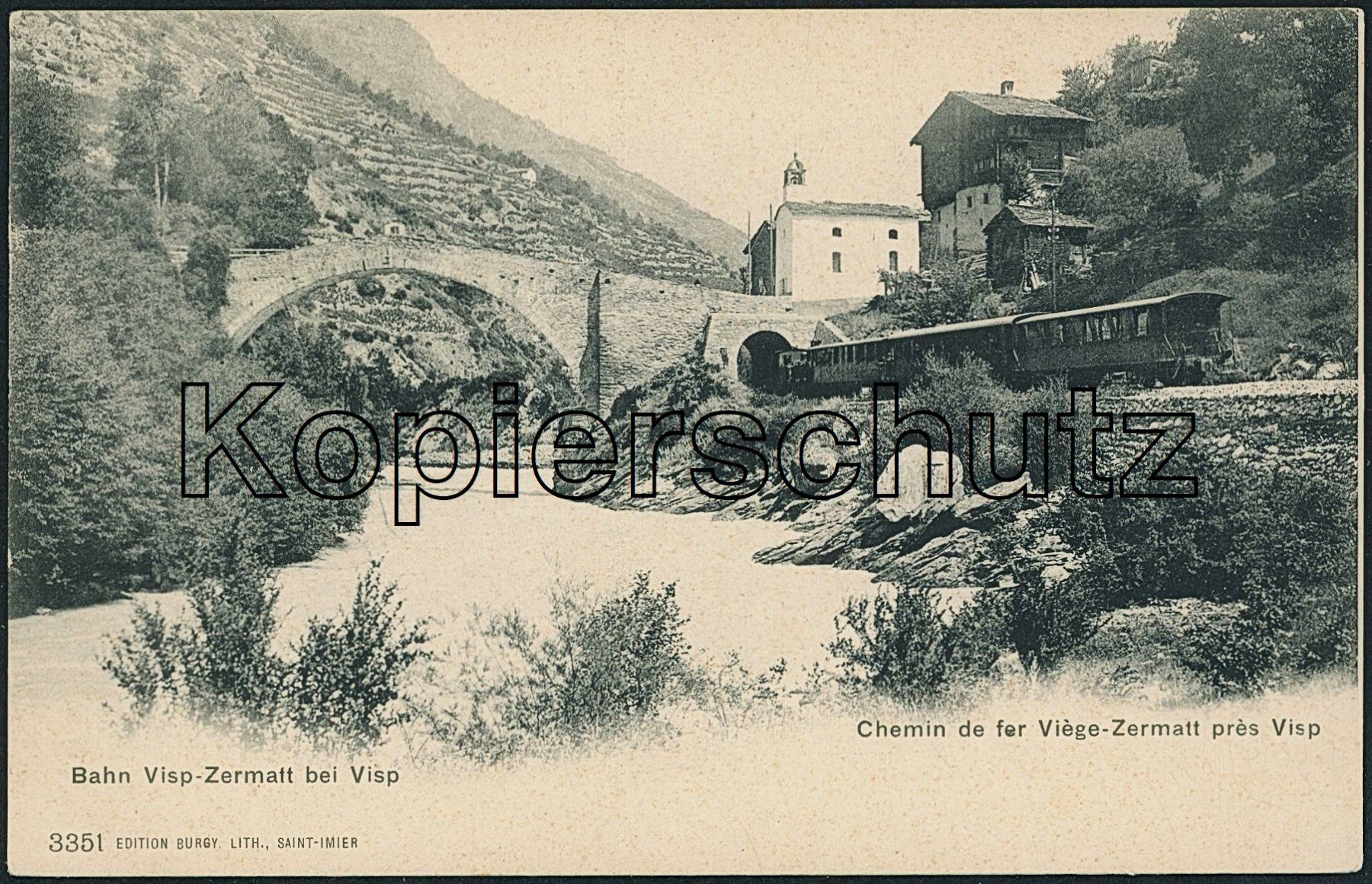 Cartoline postali: VS Visp - Bahn VZ – Nuovo (secondo la descrizione) da Schindellegi venduto da Jonathan77