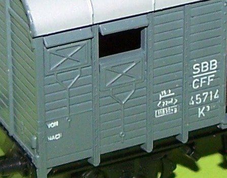 Kleinbahn Modelleisenbahnen: Kleinbahn 302 H0: SBB Güterwagen K3, DC, originalverpackt – Neu und originalverpackt aus Brüttisellen von Rentner44zh 2
