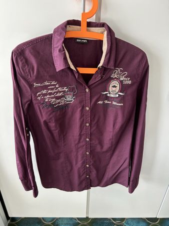 Gerry Weber Bluse, bordeaux, Gr. 42