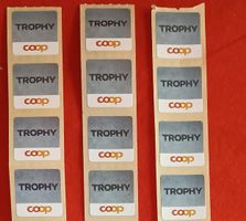 12 Sammelmarken COOP KüchenTROPHY "berndorf Luzern"
