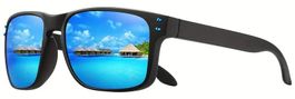 Blaue Sonnenbrille, UV Schutz, Sommer, Sonne