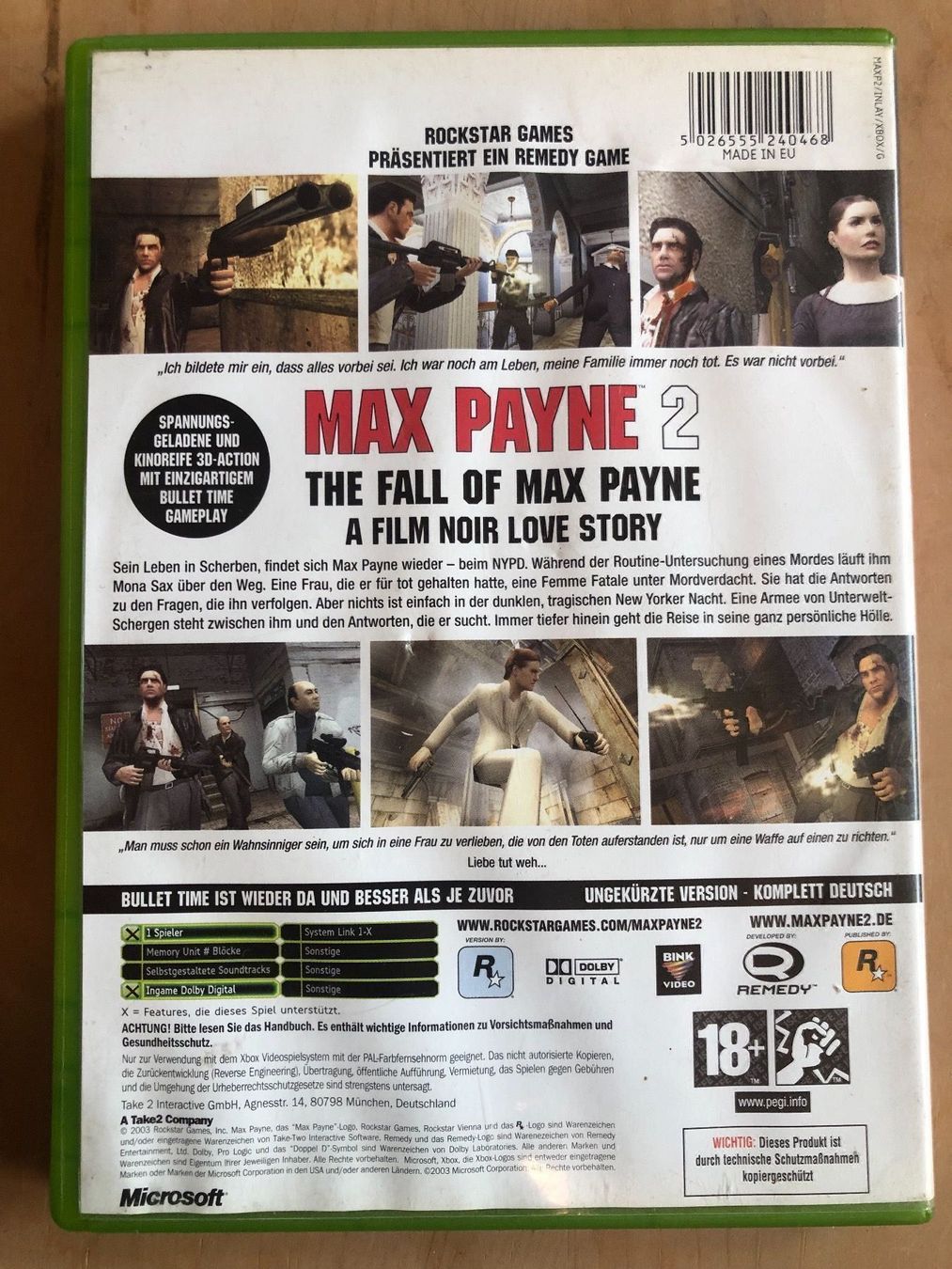 Microsoft Giochi: Max Payne 2 für Xbox – Usato da Kestenholz venduto da mad_n98t 1