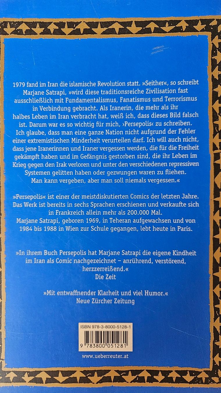 Comics: Persepolis Comic-Romane von Marjane Satrapi – Gebraucht aus Basel von True_Hofer_Store 1