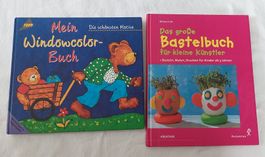 2 Bücher zum Basteln mit Kindern ab 3 J.