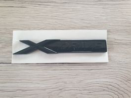 Emblem BMW Xdrive Schwarz Glanz