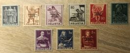 sellos Suiza 1941,, FOR THE LEAGUE OF NATIONS