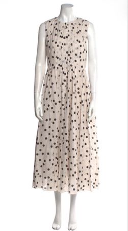 MAX MARA Polka Dot weiss/schwarz Grösse L