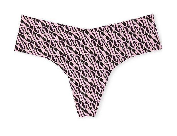 Victoria's Secret Pink Perizoma Rosso Senza Cuciture, Taglia M, Logo Cane – Nuovo Con Etichette
