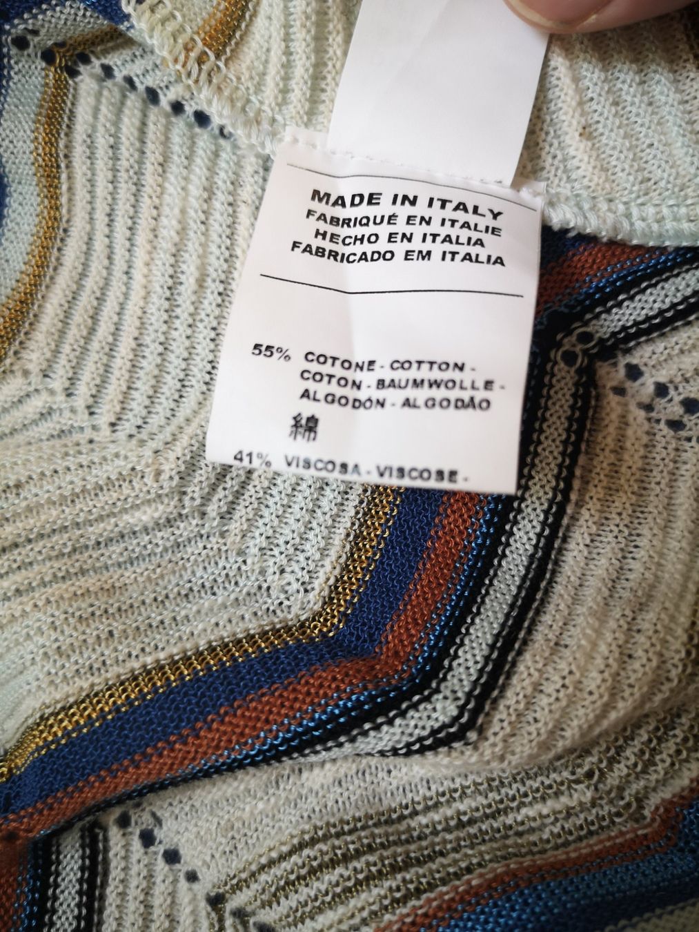Missoni Giacche: Missoni Strickjacke mit Gürtel Gr. CH 36 – Usato da Meggen venduto da Bilanz70 4